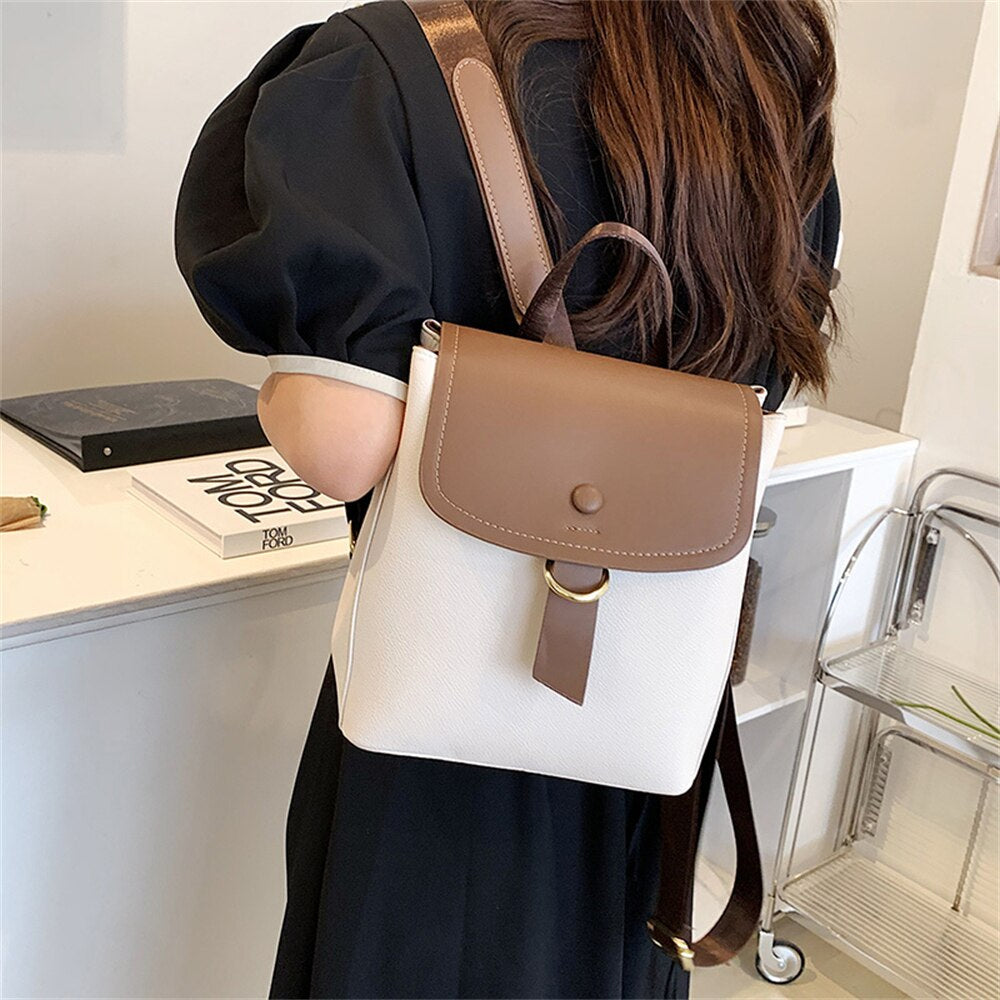 Luxury Designer High Quality Leather Women's Backpack