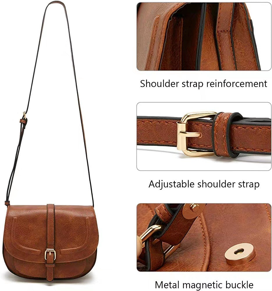 Retro Saddle Bag Versatile Shoulder Bag