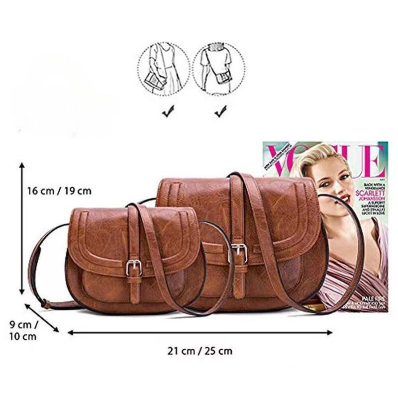 Retro Saddle Bag Versatile Shoulder Bag