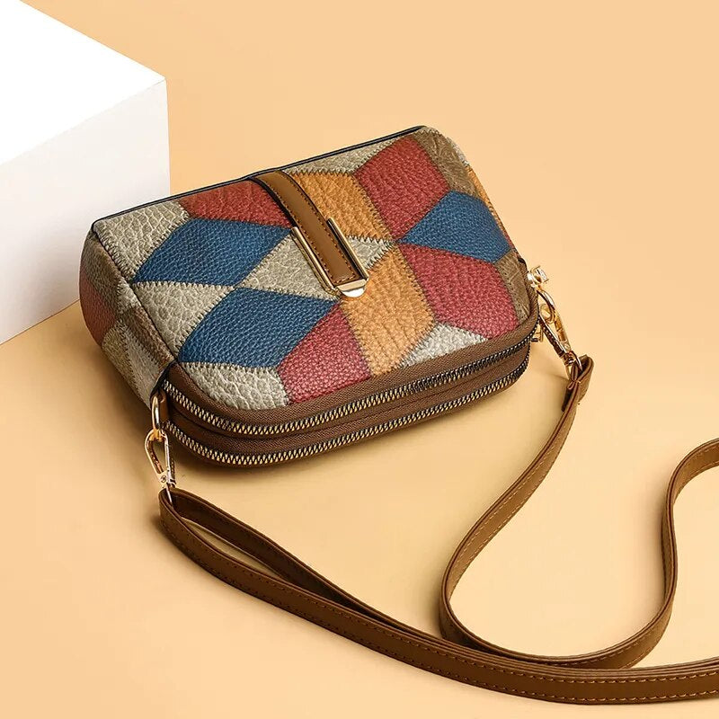 Versatile Ethnic Style Crossbody Bag