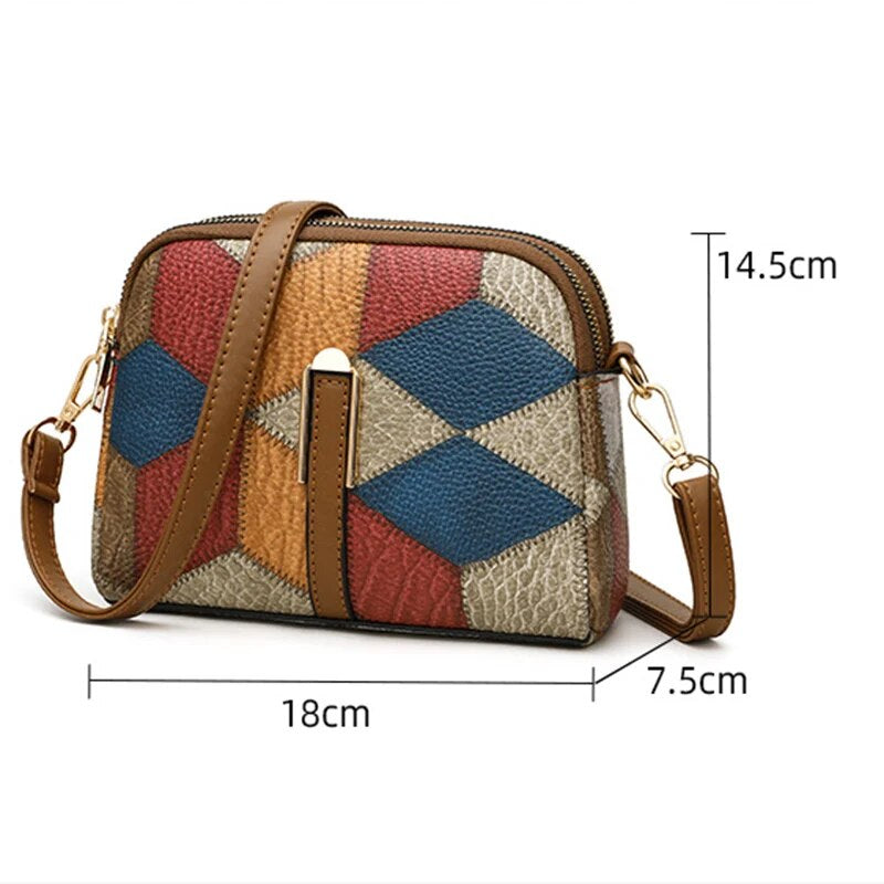 Versatile Ethnic Style Crossbody Bag