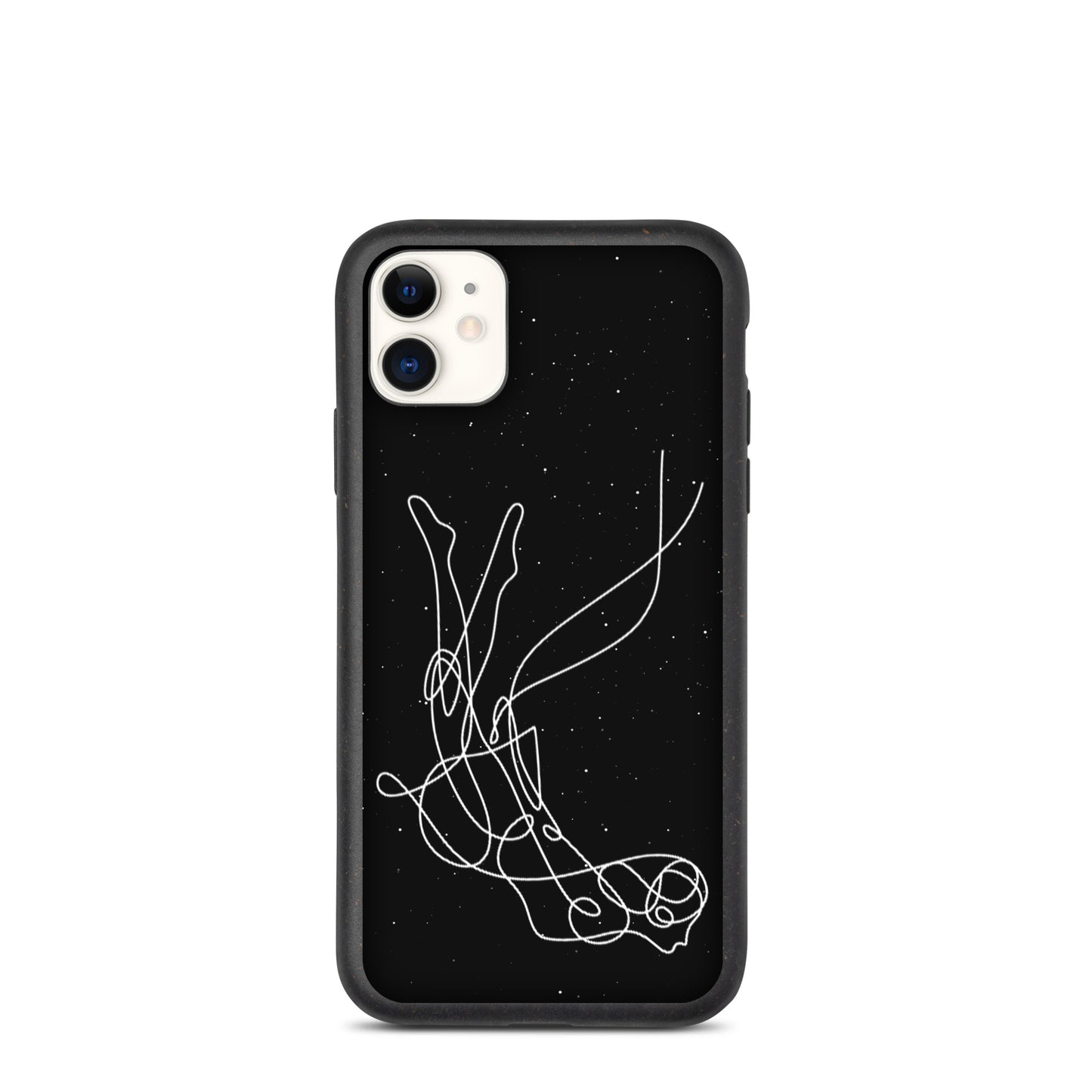 Black Speckled iPhone case