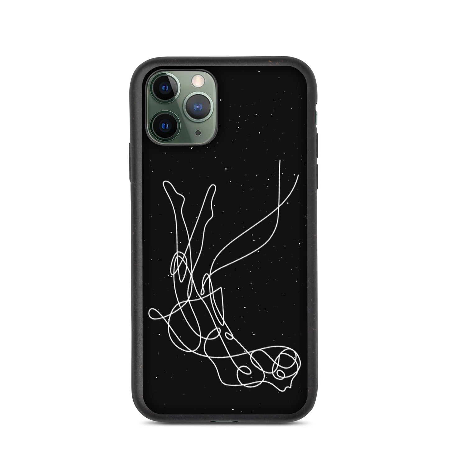 Black Speckled iPhone case