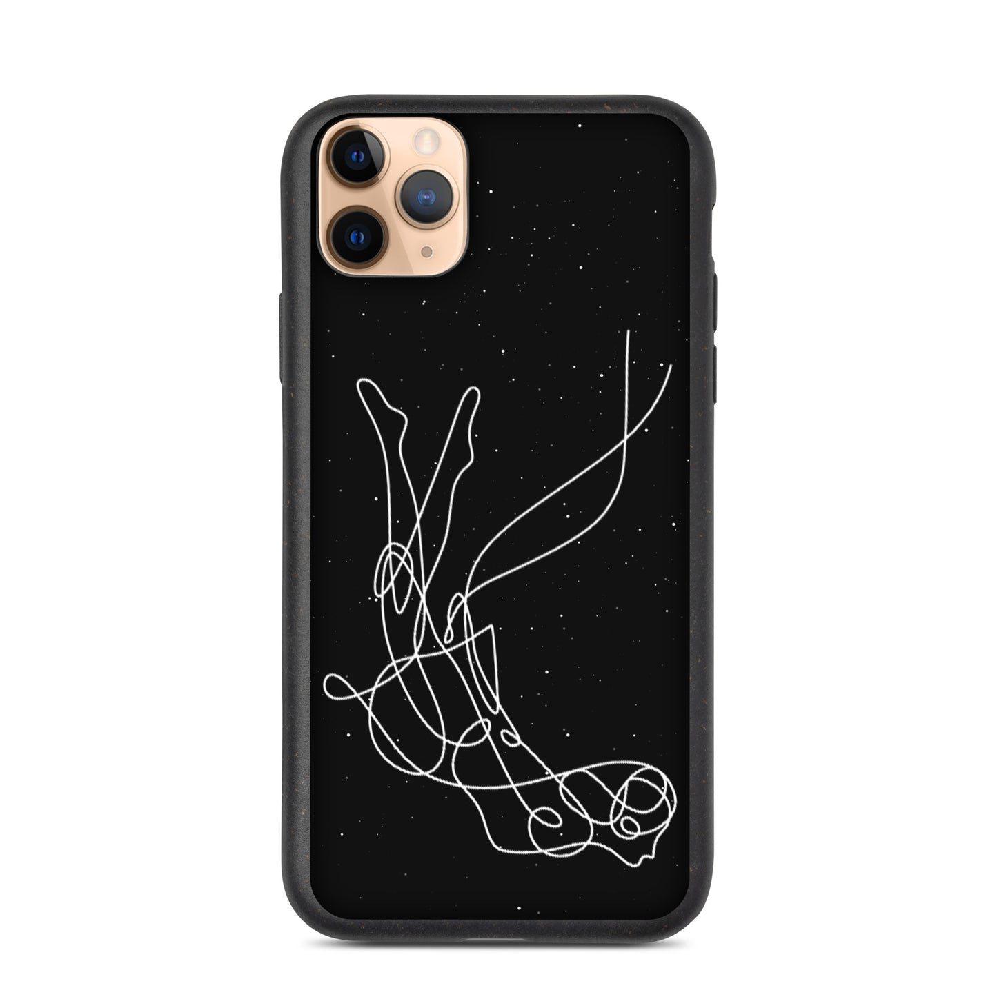 Black Speckled iPhone case