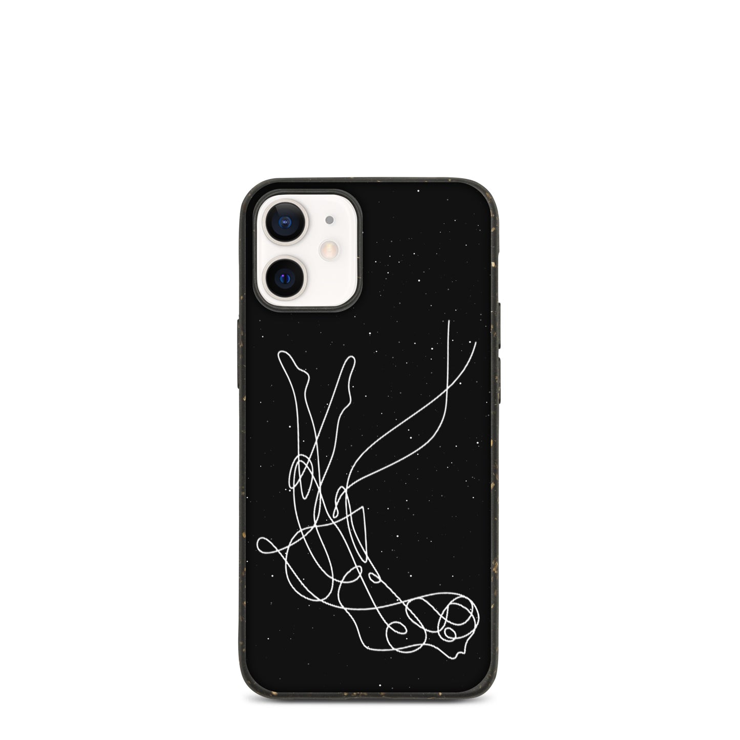 Black Speckled iPhone case