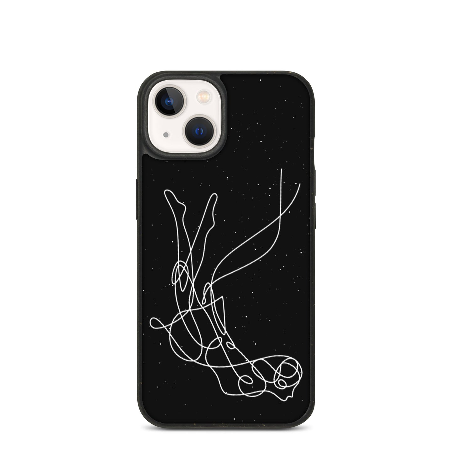 Black Speckled iPhone case