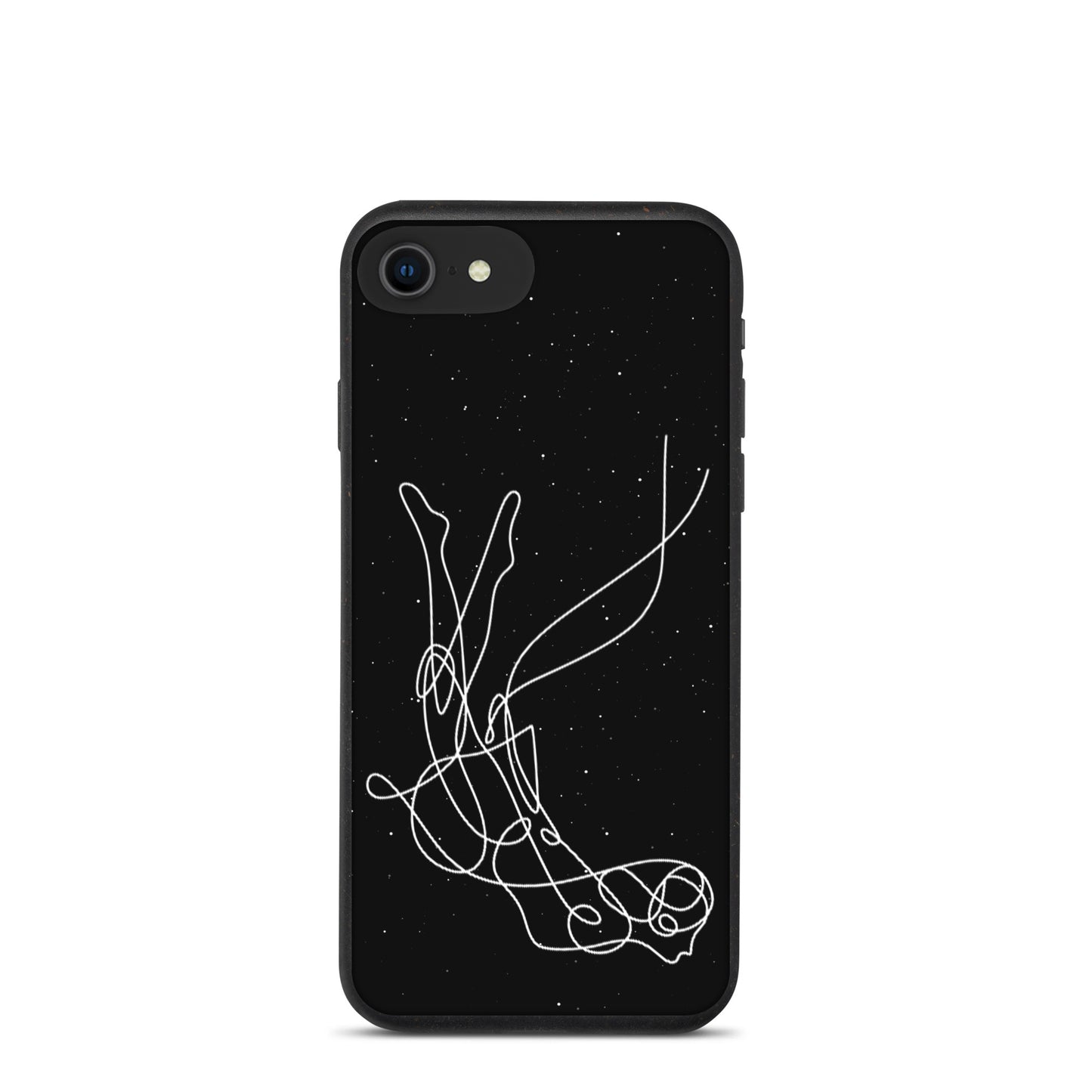 Black Speckled iPhone case