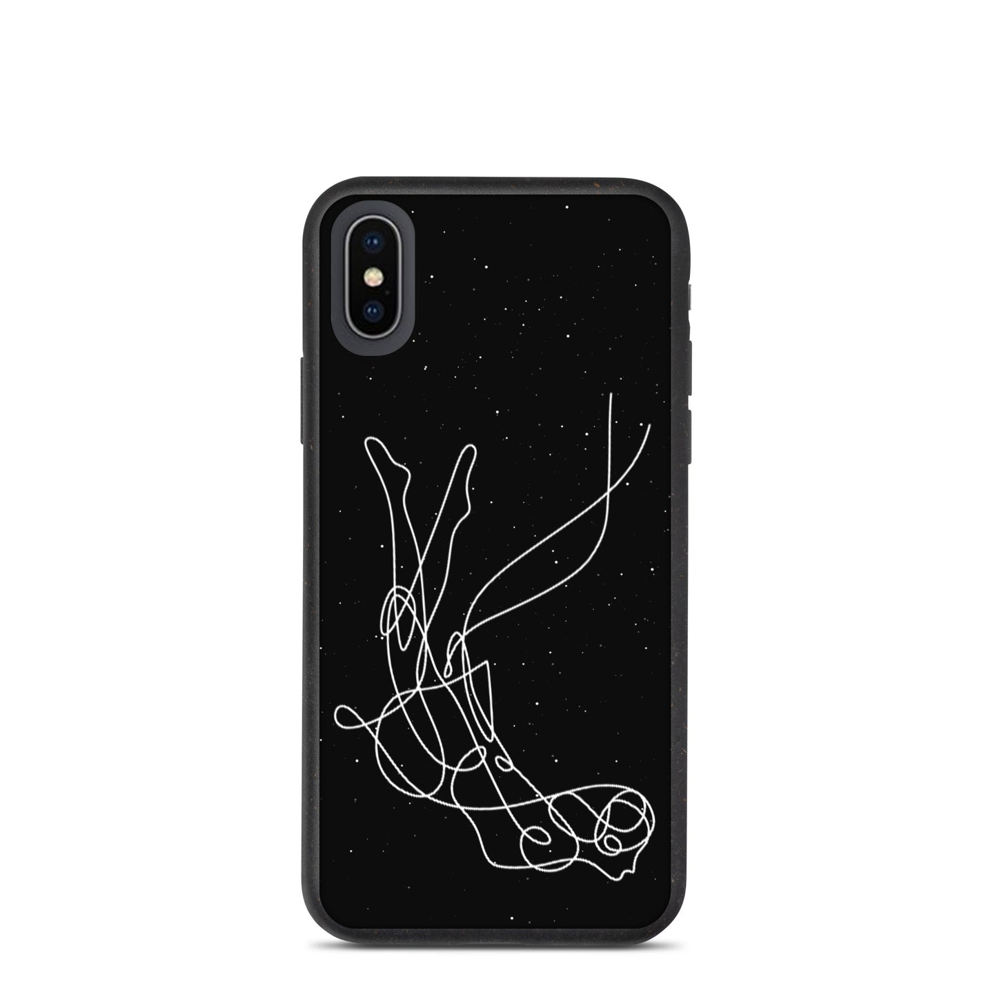 Black Speckled iPhone case