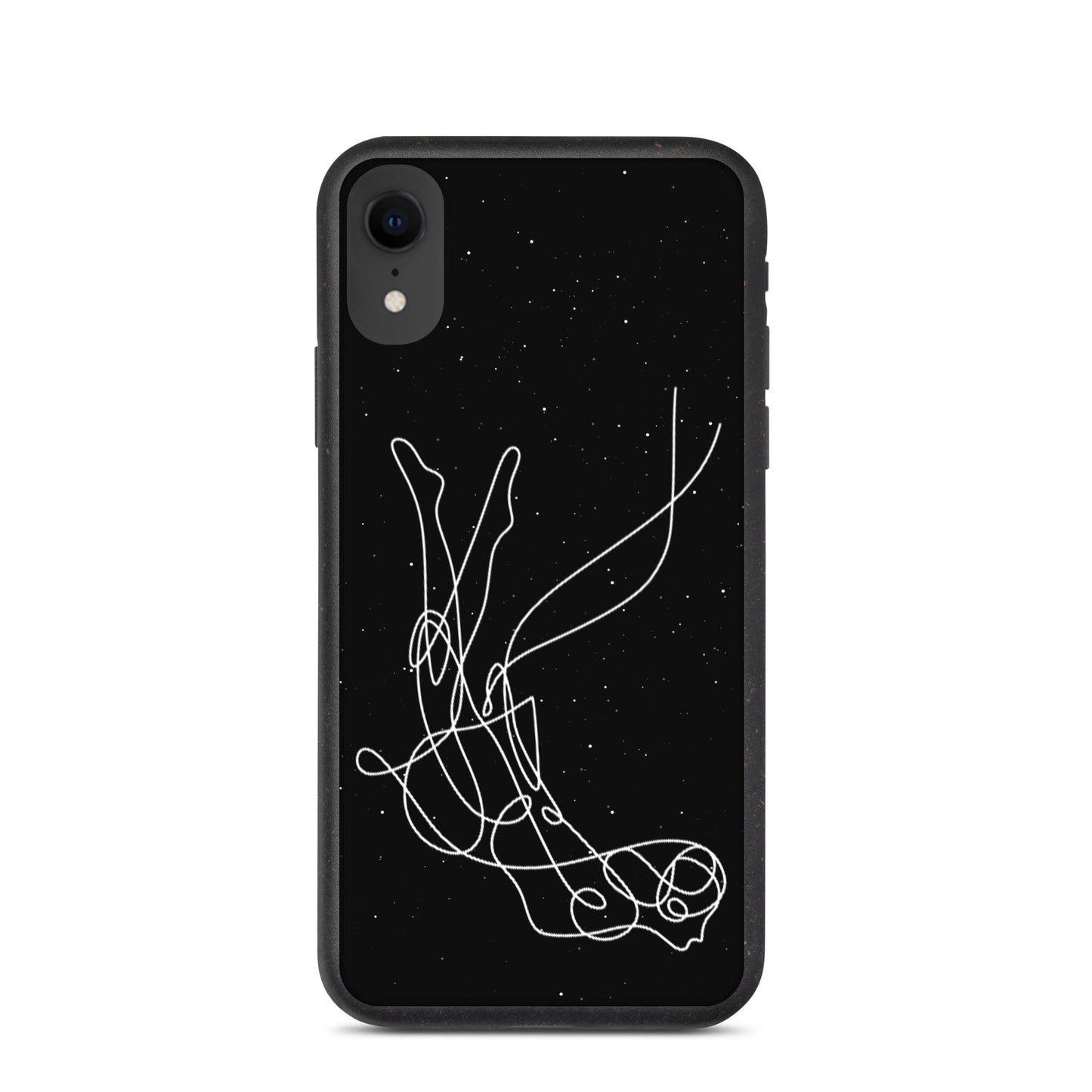 Black Speckled iPhone case